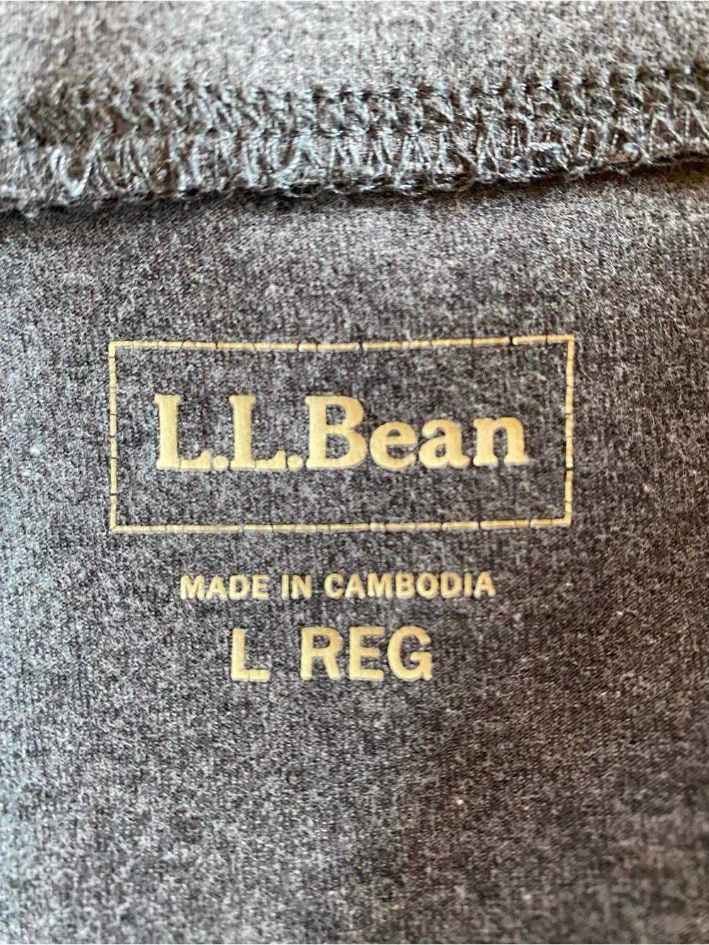 L.L. Bean Charcoal Gray Leggings - Picture 3 of 8